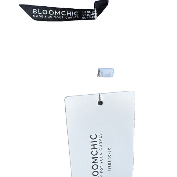 Bloom Chic Navy and white polka dot short sleeve blouse, 18-20 - Picture 3 of 5